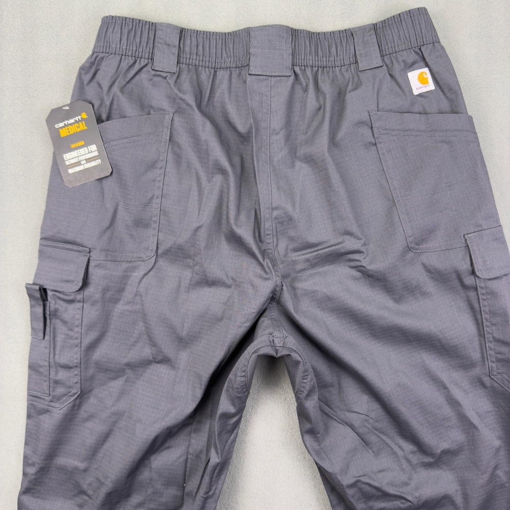 Carhartt Rugged Flex RSCU Modern Ripstop Cargo Pants Womens Large Regular Grey - Picture 5 of 11